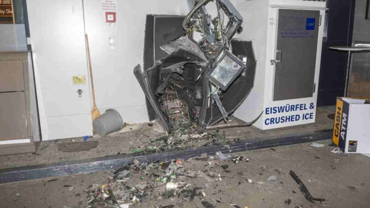 Bancomat dynamité à Landquart: deux suspects arrêtés