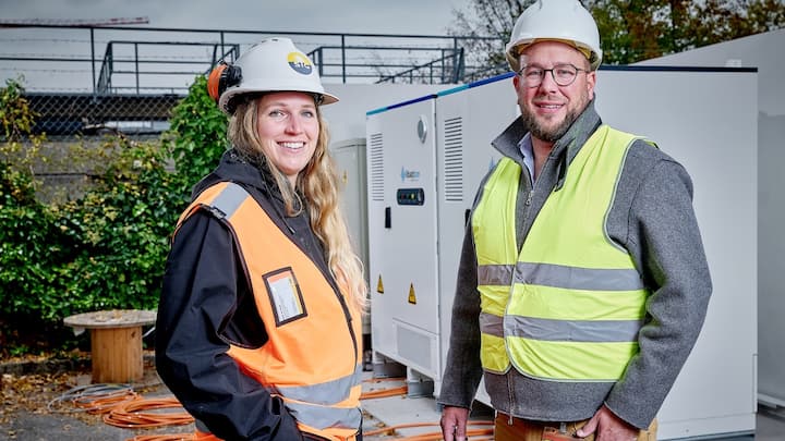 Sarah van Rooij (SIG) et Loïc Viret (Evaarist)
