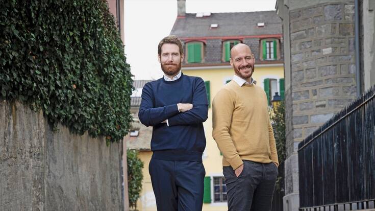 Joel Houmard et Alain Pittet, cofondateurs d’Enki Capital, une société qui investit dans les PME suisses.