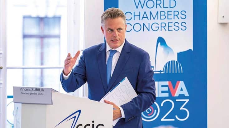 Vincent Subilia, directeur général de la Chambre de commerce