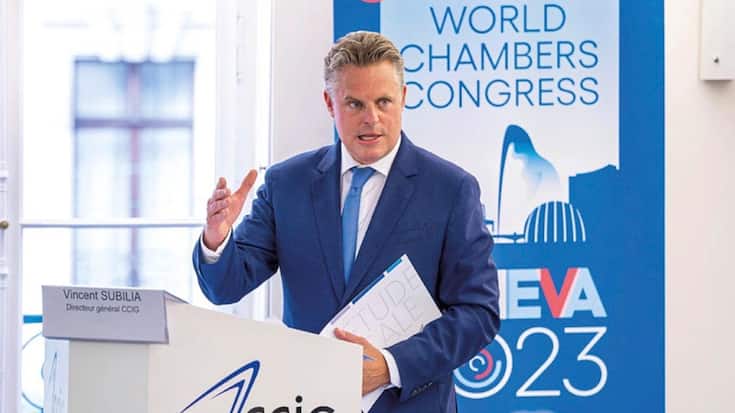 Vincent Subilia, directeur général de la Chambre de commerce