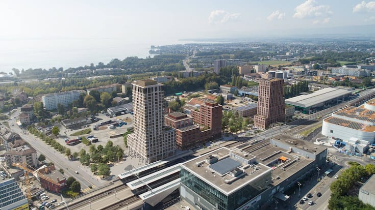 Central Malley, des espaces de travail modernes aux portes de Lausanne