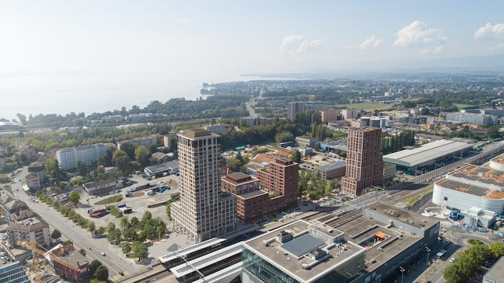 Central Malley, des espaces de travail modernes aux portes de Lausanne