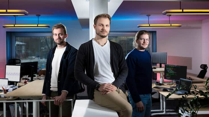 Brice Repond, Benedikt Ramsauer et Xavier Bays (de g. à dr.), cofondateurs de Swiss-SDI.