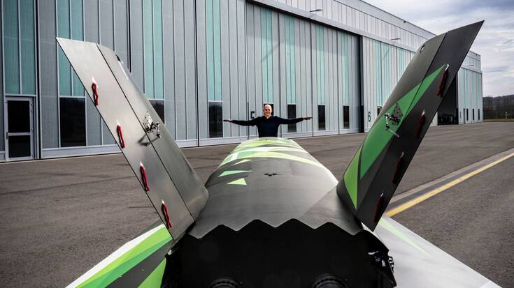 Swiss Aeropole, avion-fusée Destinus