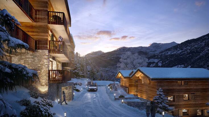 L’Impériale: un projet rare de résidences secondaires à Grimentz