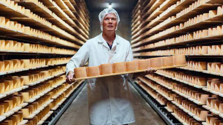 Conséquence des 39%? Florian Spielhofer se retrouve avec 17 tonnes de fromage sur les bras.