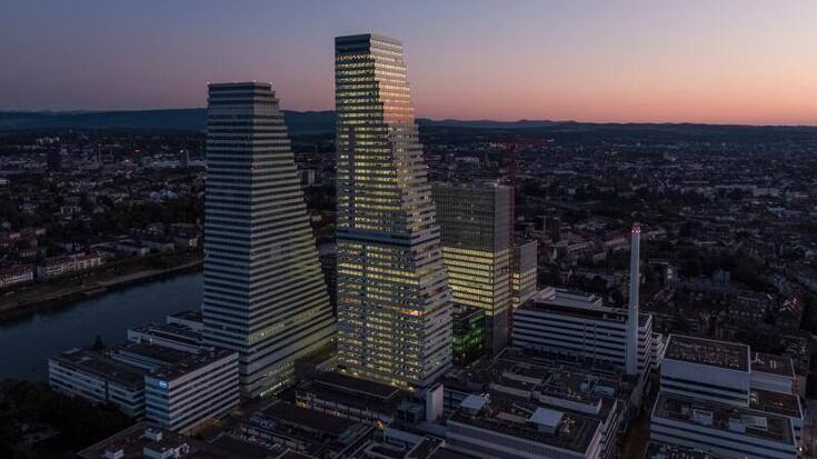 La forte progression à Bâle s’explique par l’emménagement de Roche dans sa deuxième tour.