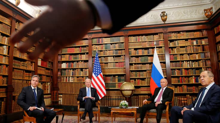 Photographe pour l'agence Reuters, Denis Balibouse est primé pour une photo du sommet entre Joe Biden et Vladimir Poutine à Genève en juin dernier (archives).