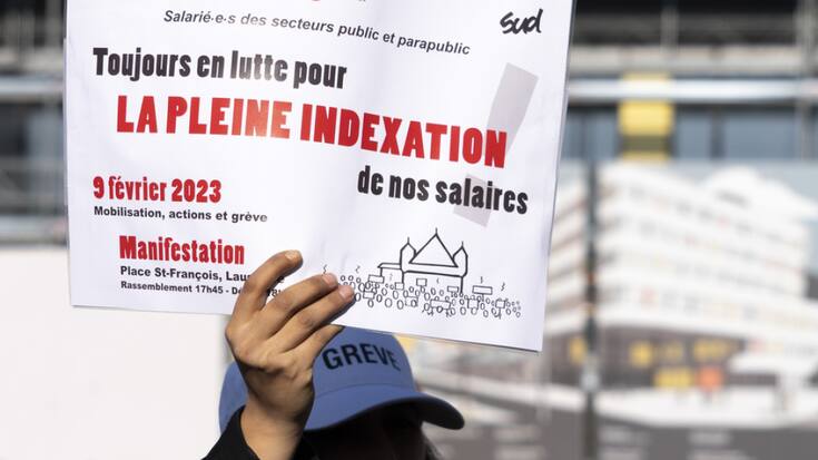 Les syndicats ne désespèrent pas de parler de la pleine indexation des salaires de la fonction publique lors d'une rencontre avec le gouvernement vaudois le 23 février prochain.