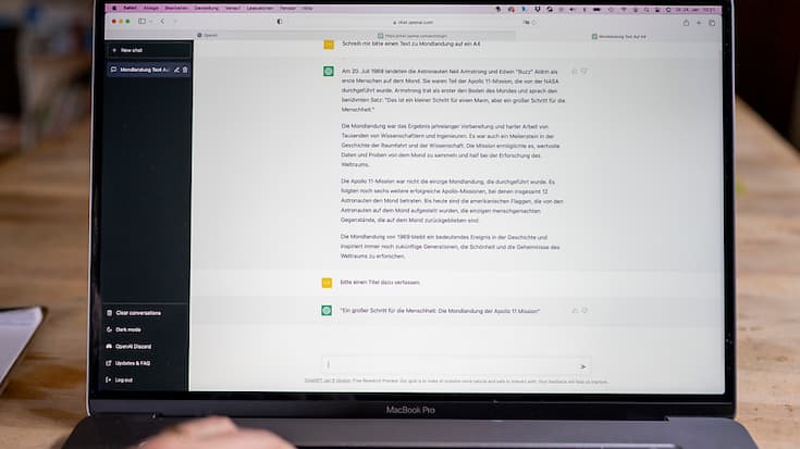 ChatGPT produit des textes - rédactions, articles ou même poèmes - sur simple requête (archives).