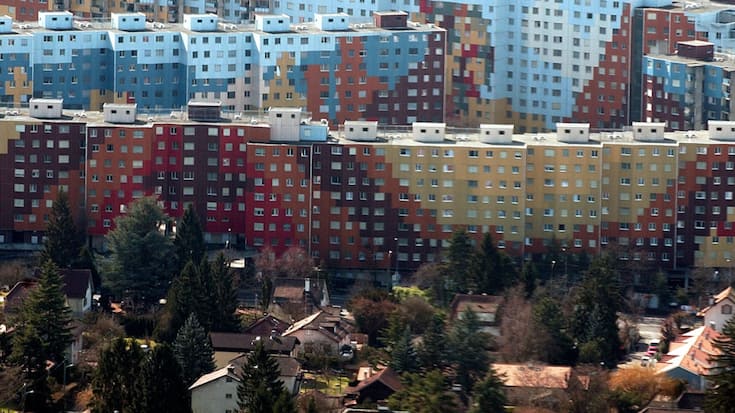 La cité des Avanchets figure parmi les sites de valeur architecturale à protéger (archives).
