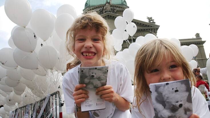 En 2002 déjà, les Suisses manifestaient à Berne contre la pédocriminalité (Archives).