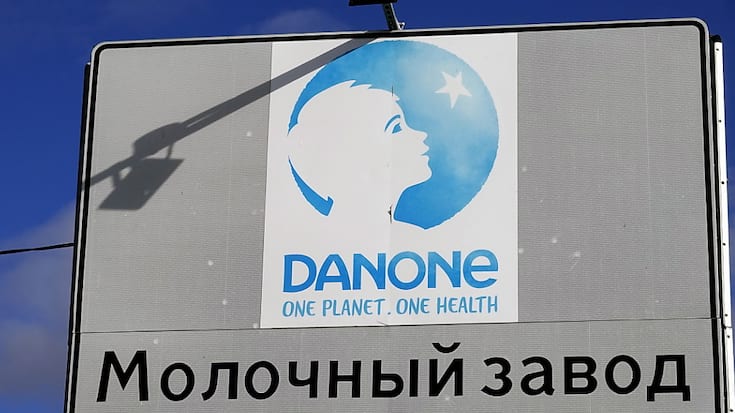 Le chiffre d'affaires de Danone a lui bondi de 13,9% porté par des hausses de prix pour faire face à la flambée des coûts de production, aggravée par la guerre en Ukraine, alors que le groupe s'est partiellement retiré de Russie (archives).
