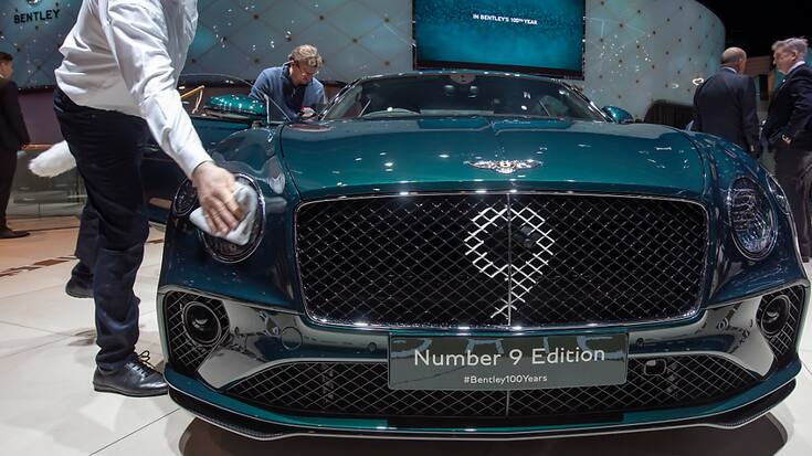 Bentley cessera en avril 2024 la production de son emblématique moteur essence 12 cylindres, dans le cadre de l'électrification de sa gamme de véhicules de luxe. (archives)