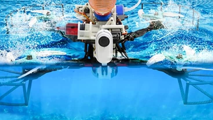 En s'accrochant sur des objets avec une ventouse télécommandée, le robot polyvalant imite le procédé des poissons rémora, dont les disques adhésifs leur permettent de se fixer à des baleines et à des requins. En mode "taxi", il économise ainsi beaucoup d'énergie.