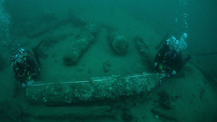 La découverte a été gardée secrète pendant 15 ans: l'épave du Gloucester, qui avait coulé en 1682, gisait au large de l'Angleterre (archives).