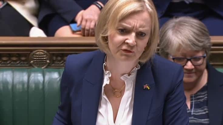 La nouvelle Première ministre britannique Liz Truss Liz Truss a fait face mercredi à sa première séance de questions au Parlement en tant que cheffe du gouvernement.