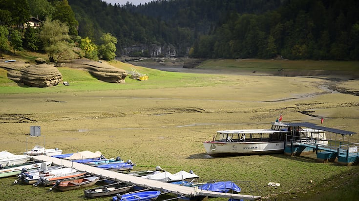 A cause de la sécheresse, les bateaux de la compagnie n'avaient plus pu circuler depuis le 14 juillet (archives).