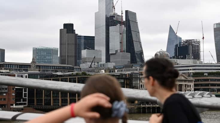 En juillet, le PIB britannique s'est affiché 1,1% au-dessus de son niveau pré-pandémie, mais il reste légèrement inférieur à son niveau du mois de mai. (archives)