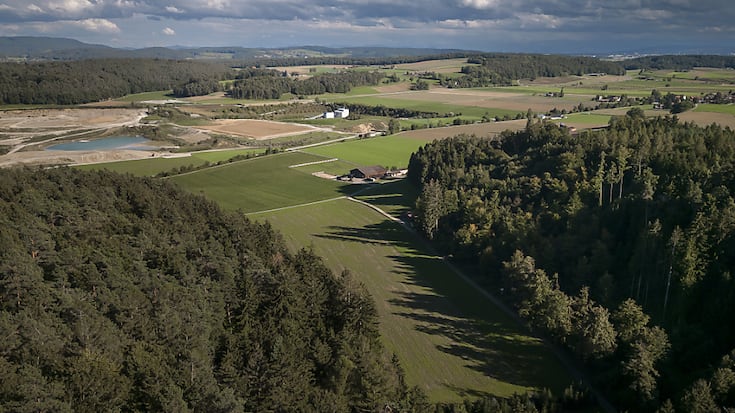 Pour la Nagra, le nord du Lägern, sur le territoire de la commune zurichoise de Stadel, est le site le plus sûr pour construire un dépôt en profondeur pour les déchets radioactifs.