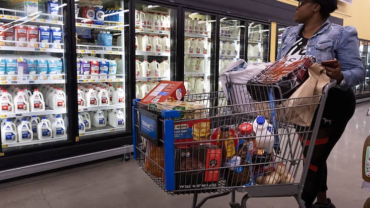 L'inflation a certes ralenti en août aux Etats-Unis, grâce à la baisse des prix de l'essence, mais est restée bien plus forte que prévu, à 8,3% sur un an, et la hausse des prix est généralisée. (archives)