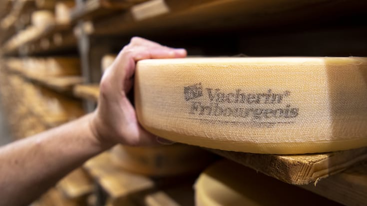 Fribourg est la nouvelle capitale suisse du goût pour l'année 2023. Les produits du terroir, comme le Vacherin, seront à l'honneur (archives).