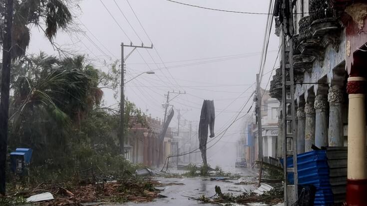 L'ouragan a causé de nombreux dégâts matériels.
