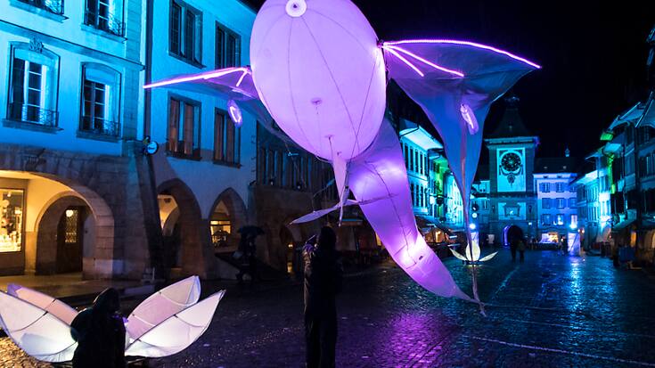 Les organisateurs du Festival des Lumières de Morat s'engagent à réduire la consommation d'électricité de leur manifestation de 15 à 30% (archives).