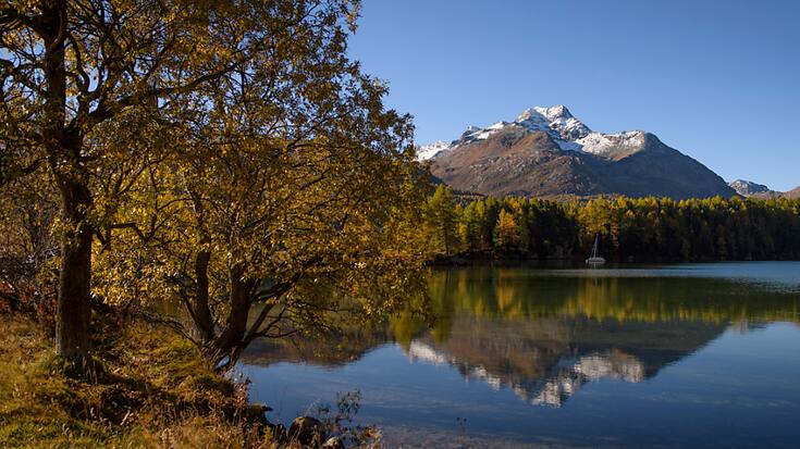Le lac de Sils en Haute-Engadine, région qui occupe la troisième place du classement de l'été. (archives)