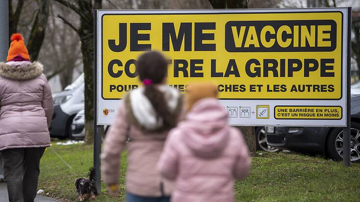 Berne lance comme chaque année la campagne de vaccination contre la grippe saisonnière. Ici l'affiche de l'an dernier (Archives).