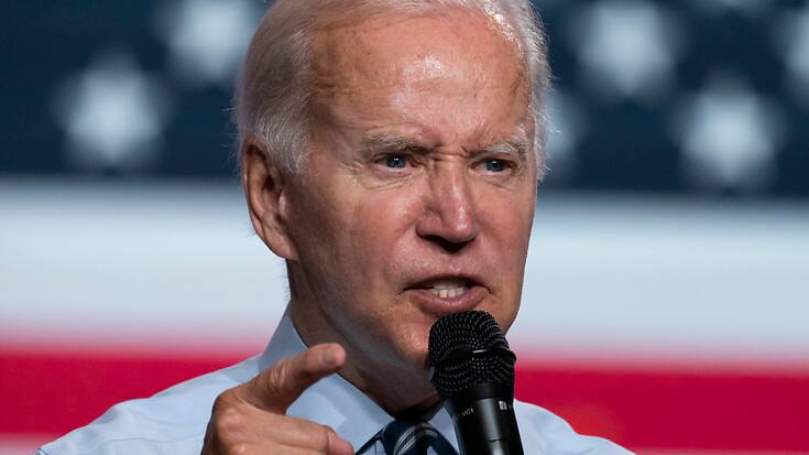 La nouvelle poussée d'inflation aux Etats-Unis est un argument de poids pour les opposants au président Joe Biden, à un mois des élections de mi-mandat. (archives)