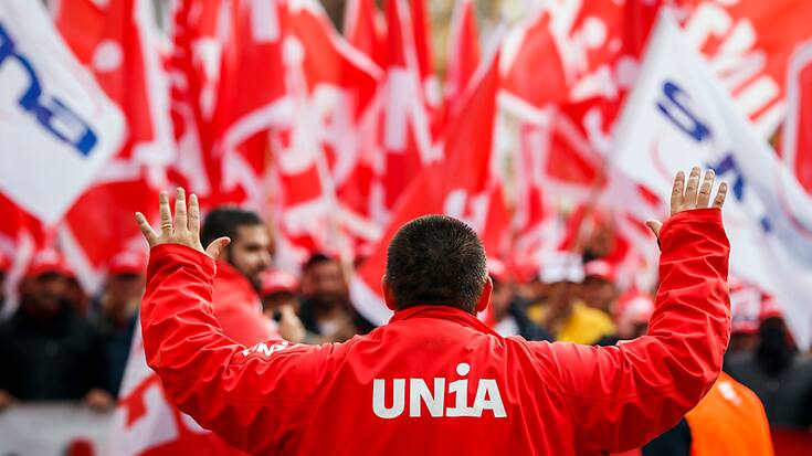 Les maçons unis en vue du renouvellement de leur convention collective (photo d'archives).