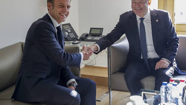 Son tête-à-tête avec le chancelier allemand avait permis de "clarifier beaucoup de choses", selon le président français Emmanuel Macron.