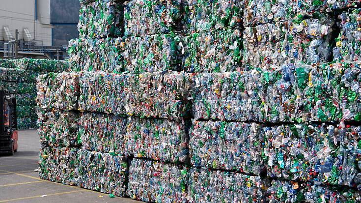 Le PET et PE-HD avaient des taux de reconditionnement de 20,9 et 10,3% respectivement aux Etats-Unis l'an dernier (archives).