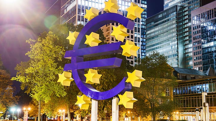"L'accélération du repli de l'activité et la dégradation de la demande en octobre préfigurent une contraction de l'économie en zone euro au quatrième trimestre et une récession de l'économie de la région semble de plus en plus inévitable", prévient-on. (Photo/Frank Rumpenhorst)