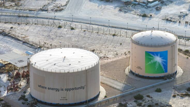 Aramco a enregistré une hausse de 39% de son bénéfice net au troisième trimestre de 2022 par rapport à la même période l'année dernière, a annoncé mardi l'entreprise publique qui profite des prix élevés du brut. (archives)