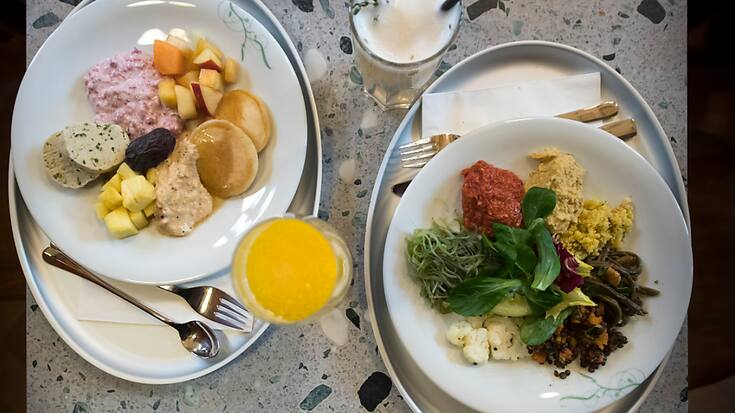 Un repas végétarien: de plus en plus de personnes en Suisse choisissent une telle alimentation (image d'illustration).