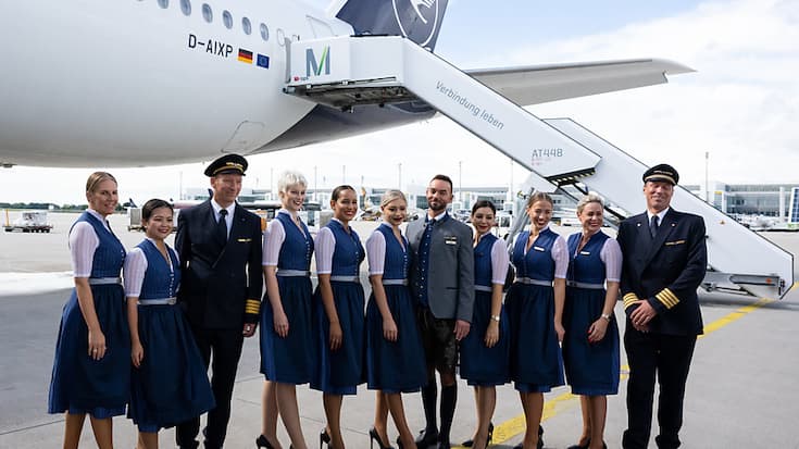 Lufthansa va accorder jusqu'à 17% de hausse de salaire à son personnel de cabine, afin de compenser l'inflation record qui accentue les revendications salariales. (archives)