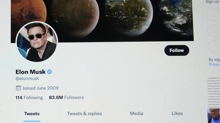 Elon Musk est suivi par plus de 115 millions d'abonnés sur le réseau social qu'il a racheté fin octobre.