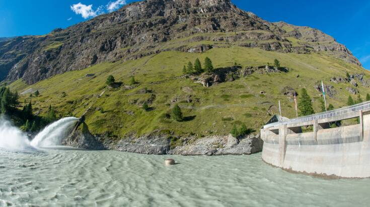 Le niveau des lacs des barrages suisses se situe 6,8 points de pourcentage au-dessus de la moyenne de la même période de ces 20 dernières années.