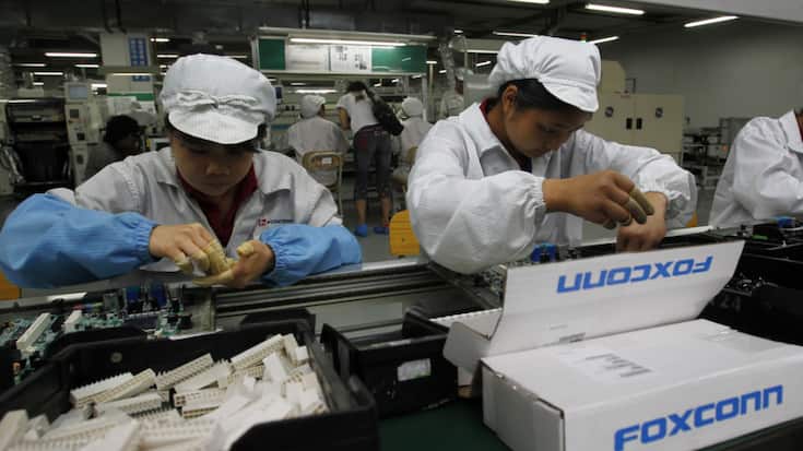 Surnommée "iPhone City", l'usine de Zhengzhou emploie 200'000 ouvriers. Confinée, elle fonctionne dans une bulle en "circuit fermé" (archives).