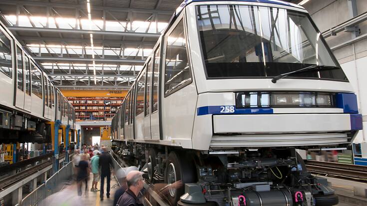 Les dix nouveaux tramways Stadler commandés par les Transports publics de la région lausannoise (tl) seront mis en service sur la  nouvelle ligne entre Lausanne et Renens. (archives)