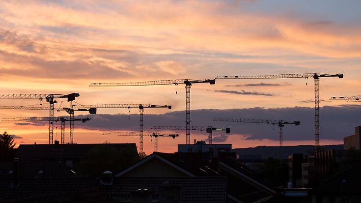 Depuis le début de l'année, le secteur de la construction de logements a enregistré des entrées de commandes de 5,7 milliards de francs en Suisse (archives).