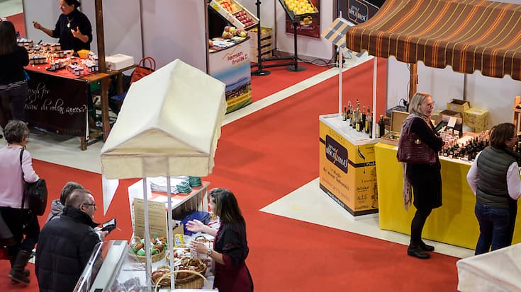 Le Salon suisse des Goûts et Terroirs, à Bulle (FR), constitue la plus importante représentation de produits AOP-IGP dans une foire en Suisse (archives).