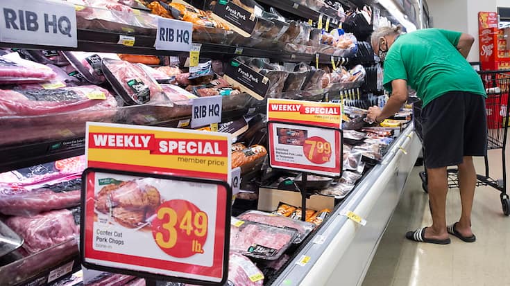 L'inflation, qui a atteint aux Etats-Unis des niveaux inédits depuis quarante ans, est la priorité de la Réserve fédérale, qui relève ses taux pour faire faire ralentir la consommation. (archives)
