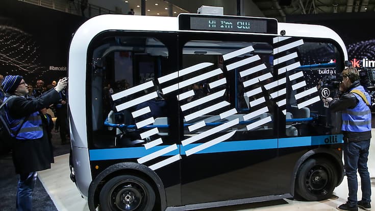 Les semi-conducteurs sont cruciaux pour les ordinateurs quantiques et l'intelligence artificielle, des domaines dans lesquels IBM est l'un des leaders mondiaux (archives).