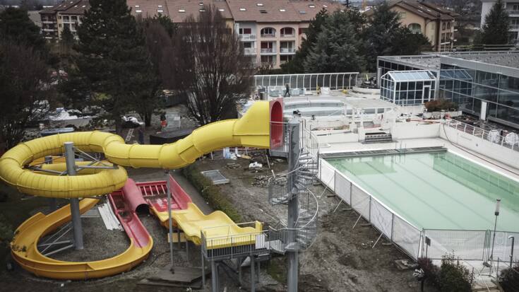 Après l'incendie, les travaux de rénovation des Bains de Saillon ont duré deux ans.
