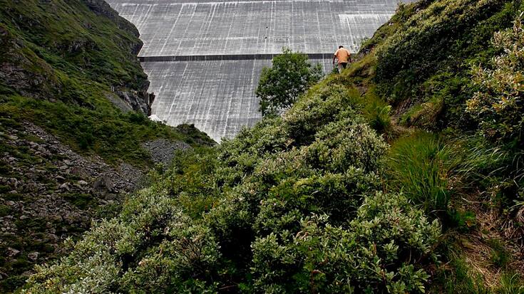 Un projet d&#8217;installation photovoltaïque de haute altitude est prévu dans la combe de Pra Fleuri, une ancienne carrière qui a servi lors de la construction du Barrage de la Grande-Dixence (image d'illustration).