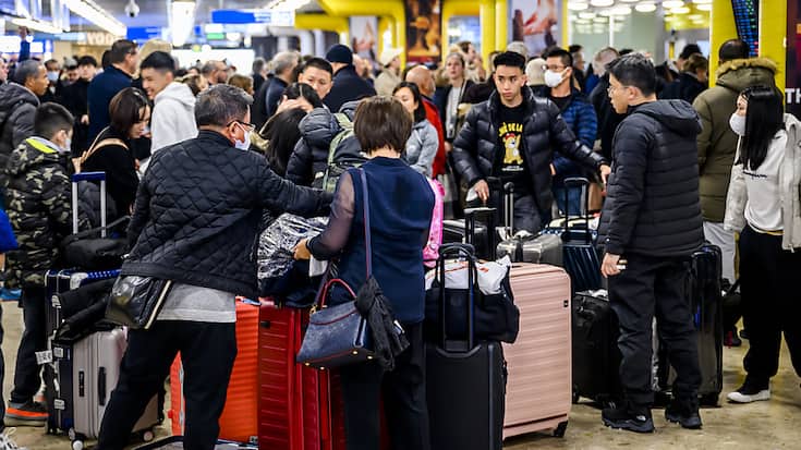 Dans le secteur des arrivées vendredi Geneve Aeroport. C'est à cette époque de l'année que Geneve Aeroport connaît ses pics d'affluence.
